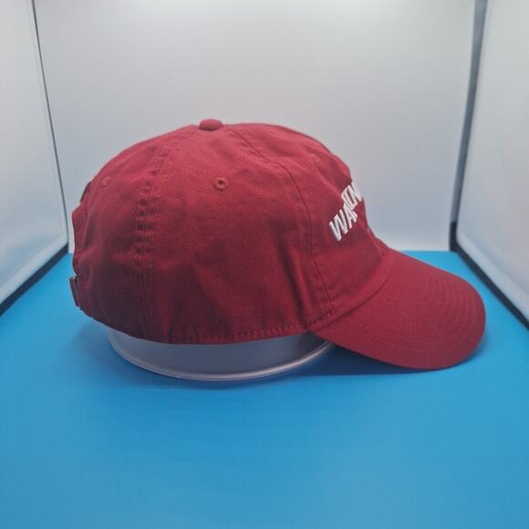 Washington State Nike Dri-Fit Hat Cap Swoosh Red Embroidered Dad Cap Cotton - Picture 5 of 7